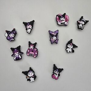 NEW Kuromi Bundle 10 Shoe Charms Jibbitz Crocs